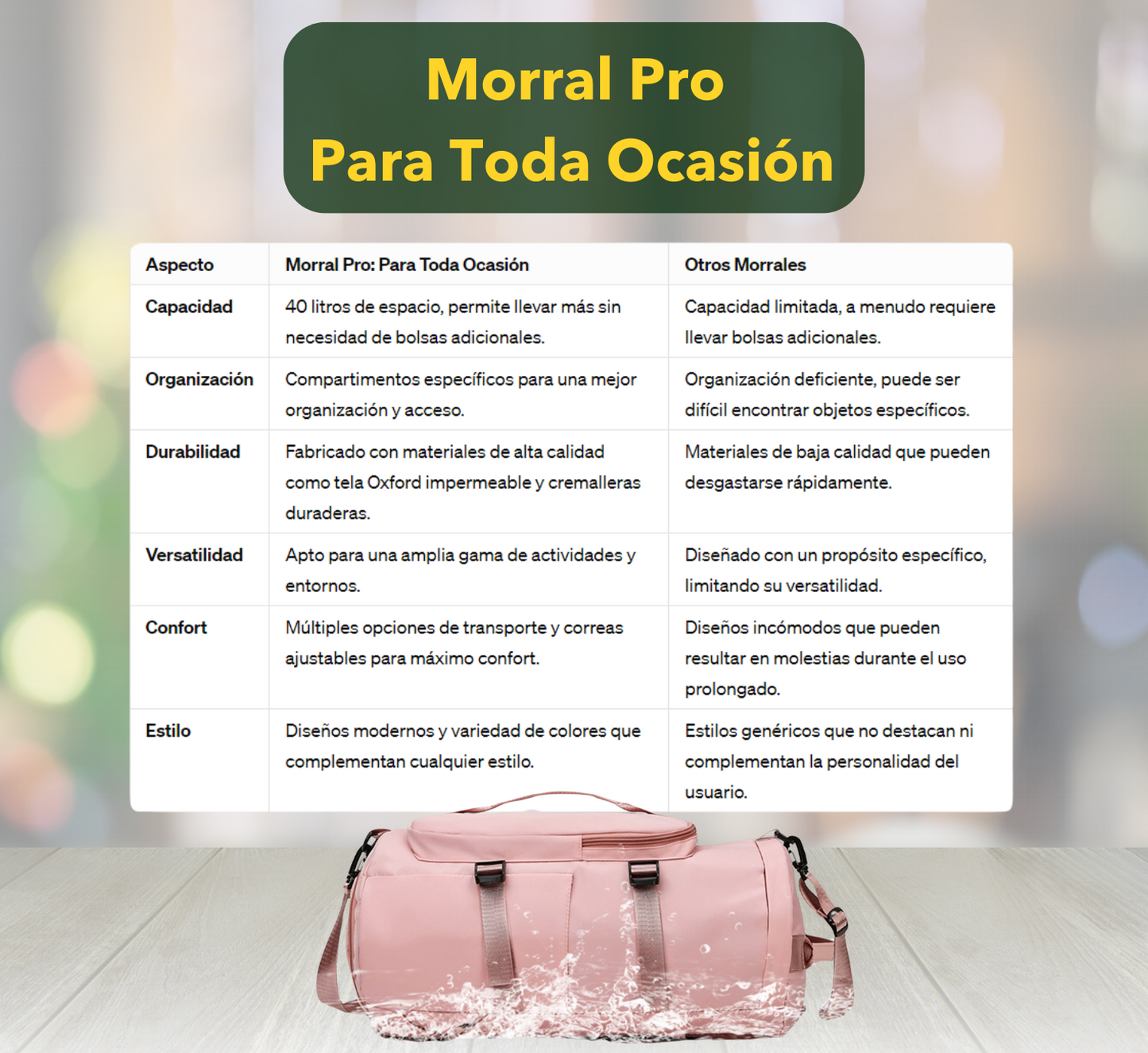 Morral AdventurePro: Para Toda Actividad